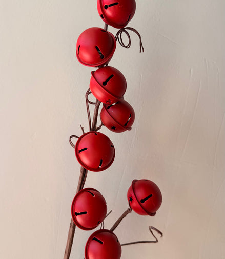 Vara de Cascabel (Blanca/Roja) | Ramillete Navideño