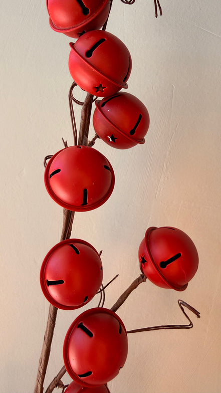 Vara de Cascabel (Blanca/Roja) | Ramillete Navideño