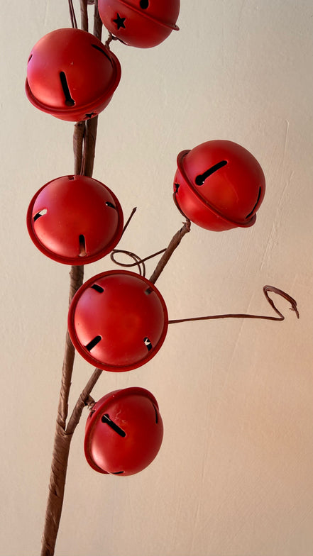 Vara de Cascabel (Blanca/Roja) | Ramillete Navideño