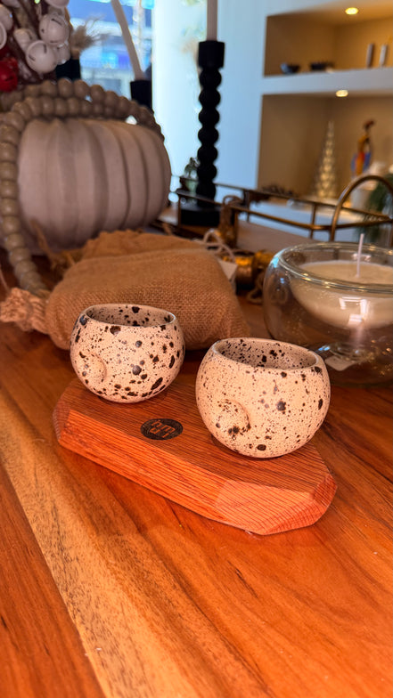 Base para mezcaleros artesanal en madera natural