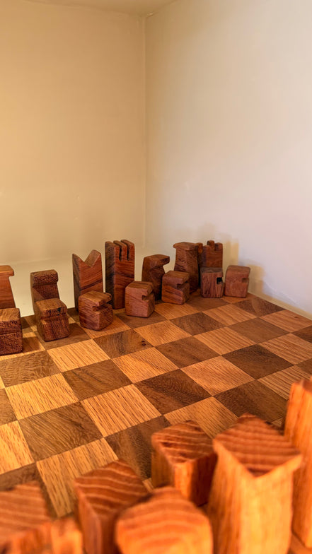Ajedrez con Acabado de Madera