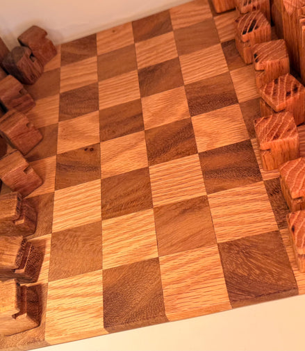 Ajedrez con Acabado de Madera