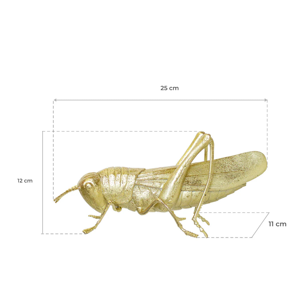 Figura Decorativa de Resina Saltamontes