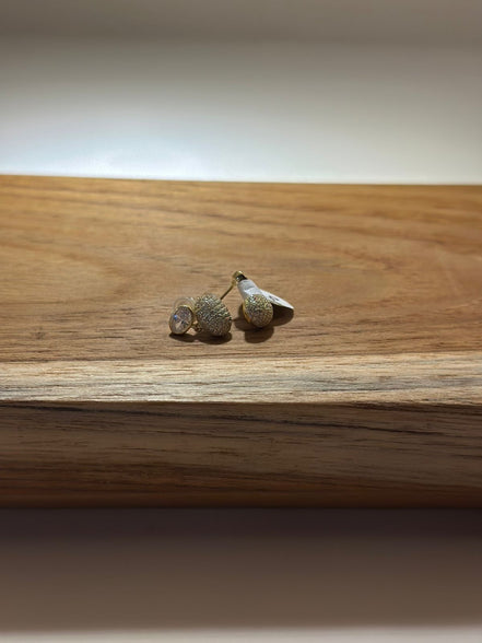 ARETES ZIRCONIA CON BRILLOS