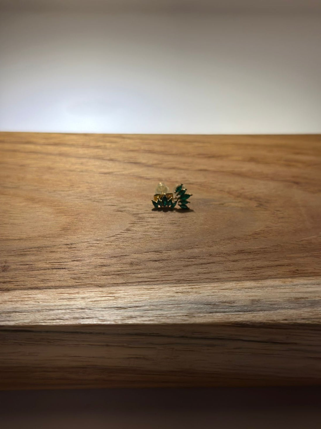 ARETES ZIRCONIAS VERDES