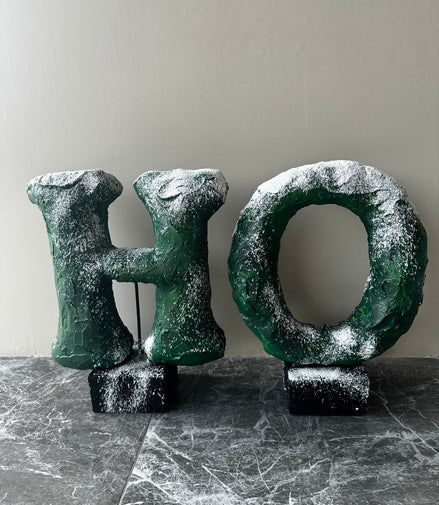 Letrero Navideño HO-HO