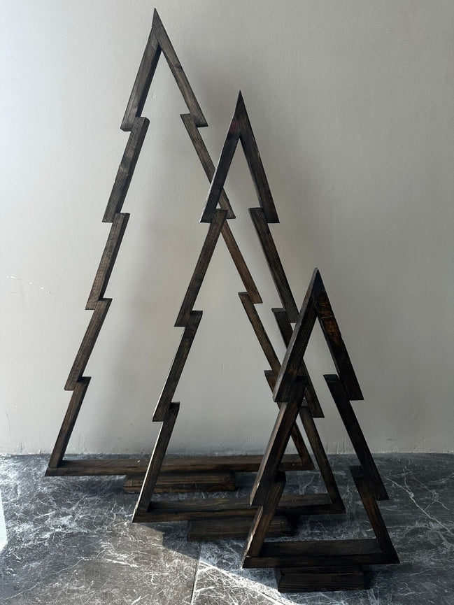 Set de arboles de madera