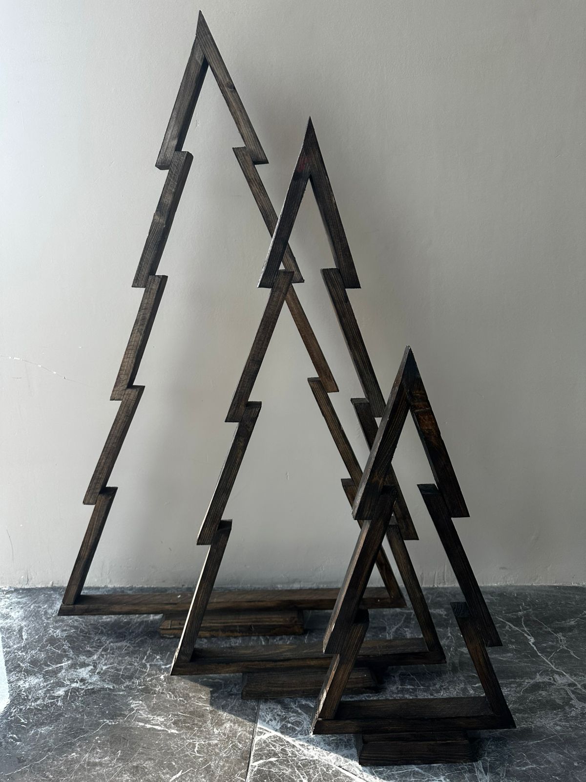 Set de arboles de madera