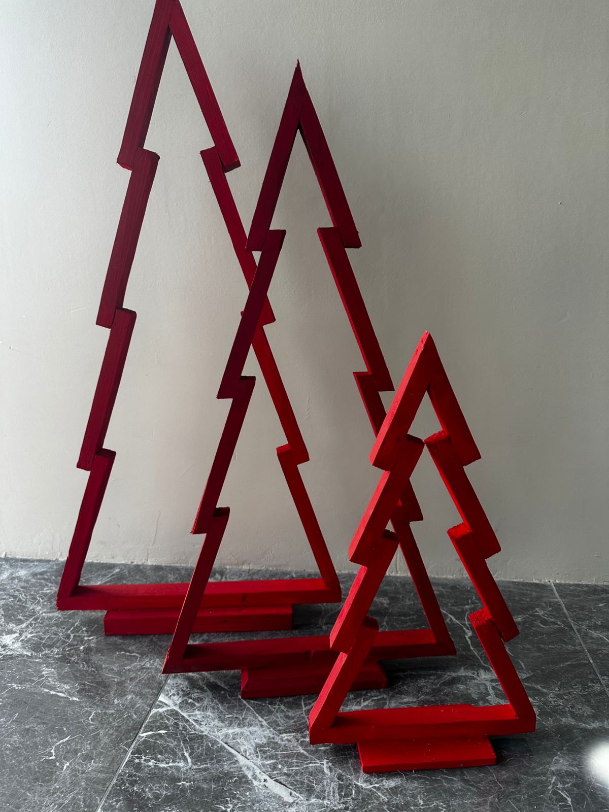 Set de arboles de madera