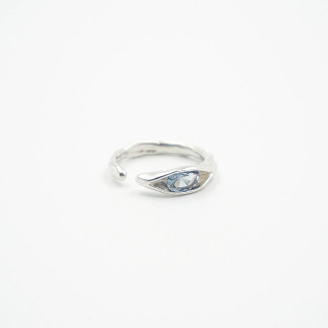 Anillo aguamarina
