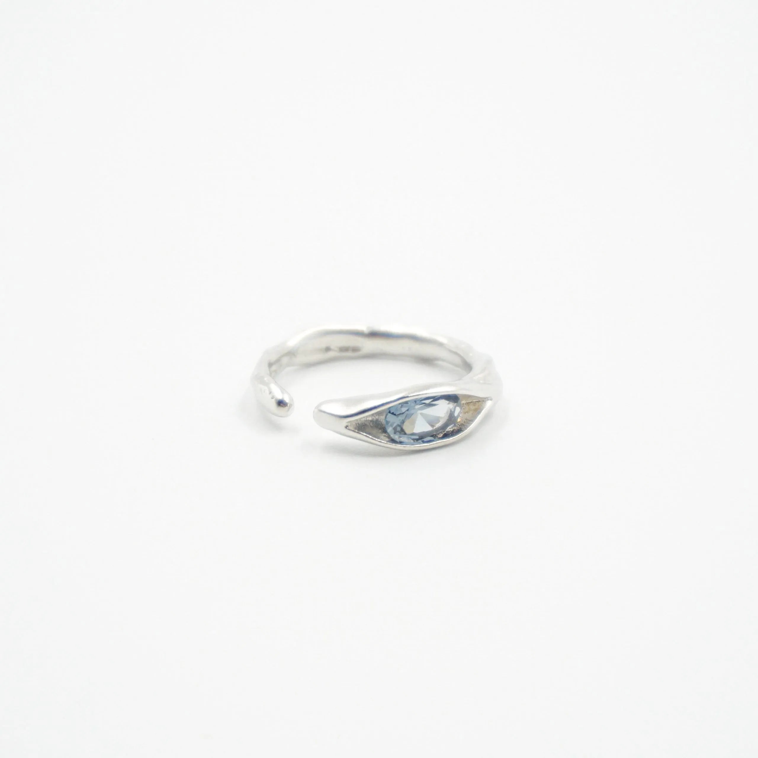 Anillo aguamarina