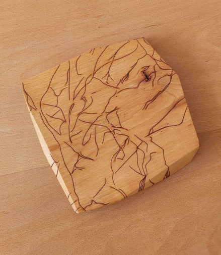 Base Caliente de Madera (Poplar o Haya)