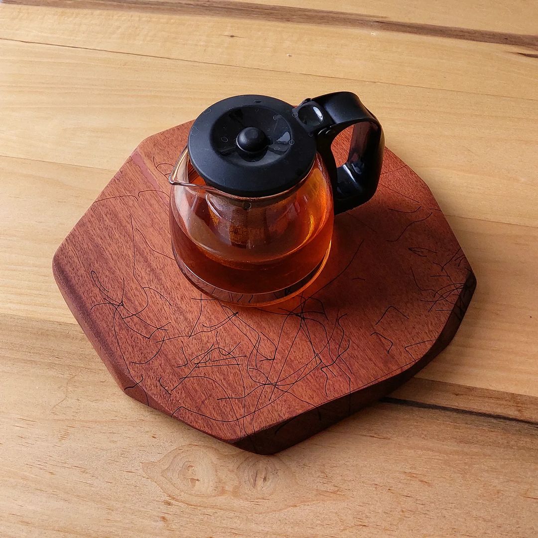 Base Caliente de Madera (Poplar o Haya)